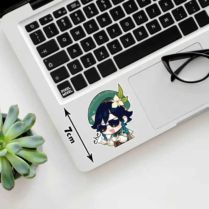 استیکر لپ تاپ پیکسل میکسل مدل بازی گنشین ایمپکت ونتی گوگولی