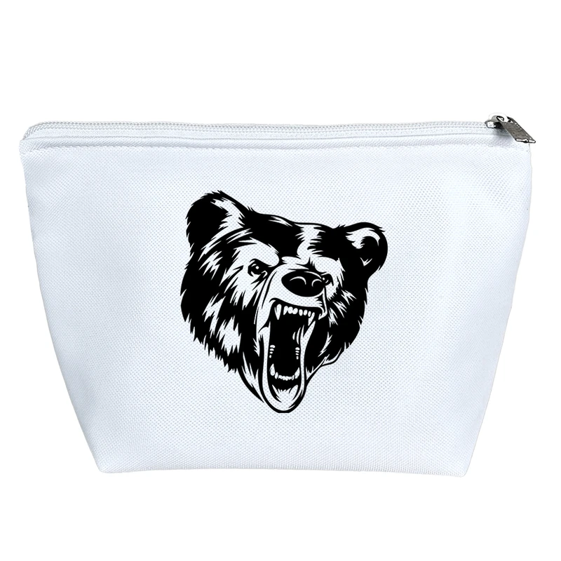 کیف لوازم آرایش دخترانه خندالو مدل خرس کد 6278