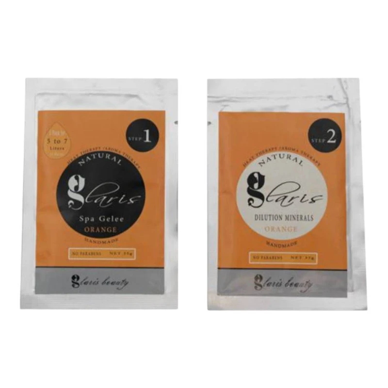 پدی ژل پدیکور گلاریس مدل ORANGE وزن 35 گرم به همراه حلال