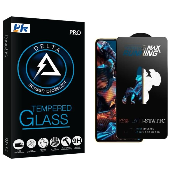 محافظ صفحه نمایش پی کی مدل Delta2 Running Max مناسب برای گوشی موبایل شیائومی Redmi Note 12 Pro / X5 Pro