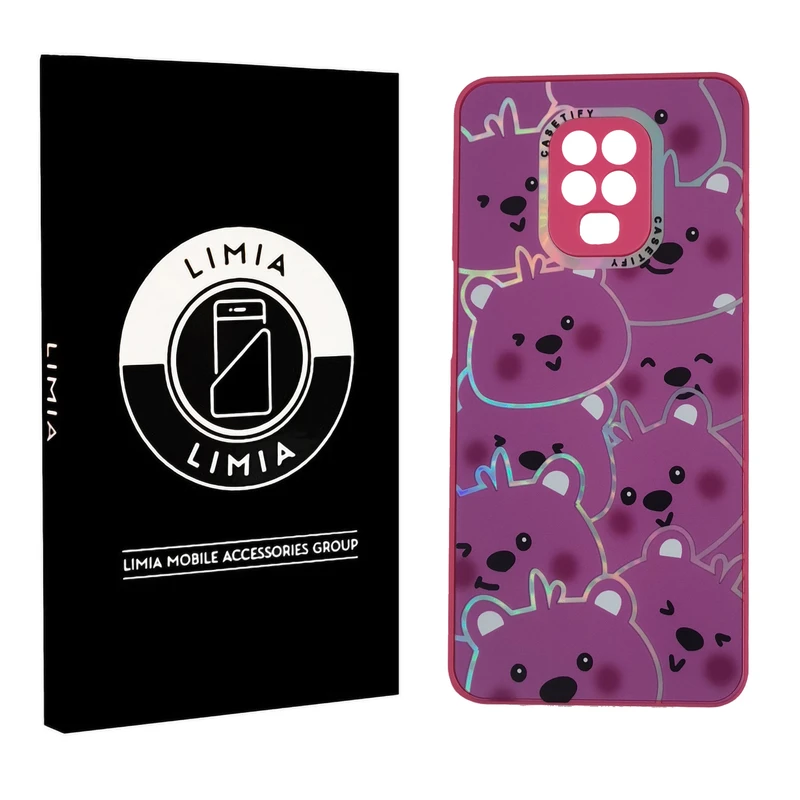 کاور لیمیا مدل فانتزی لنزدار طرح عروسکی شبرنگی مناسب برای گوشی موبایل شیائومی Redmi Note 9S/9 Pro