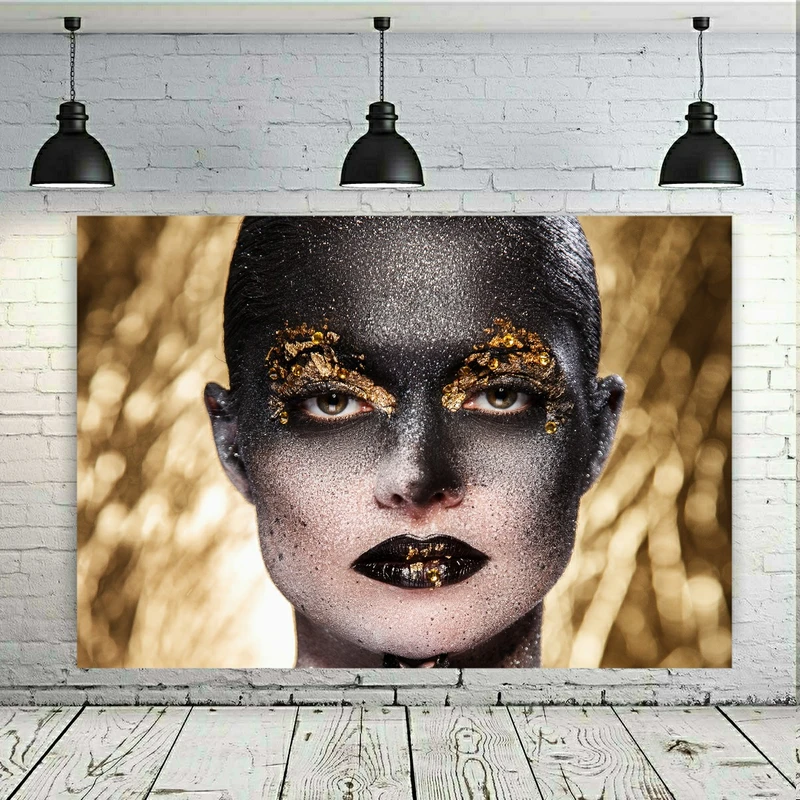 استیکر دیواری طرح آرایشگاه زنانه  مدل SDA4524