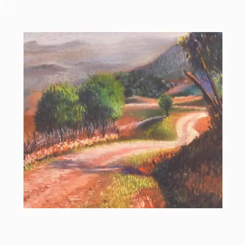 نقاشی مدل طبیعت رنگ و روغن کد 2