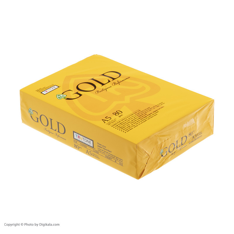 کاغذ A5 گلد کد 5 بسته 2500 عددی