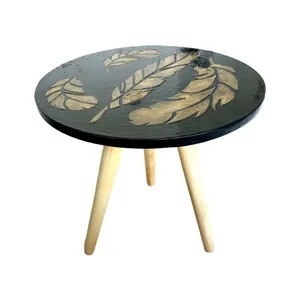 میز عسلی گرد مدل پر کد 1002
