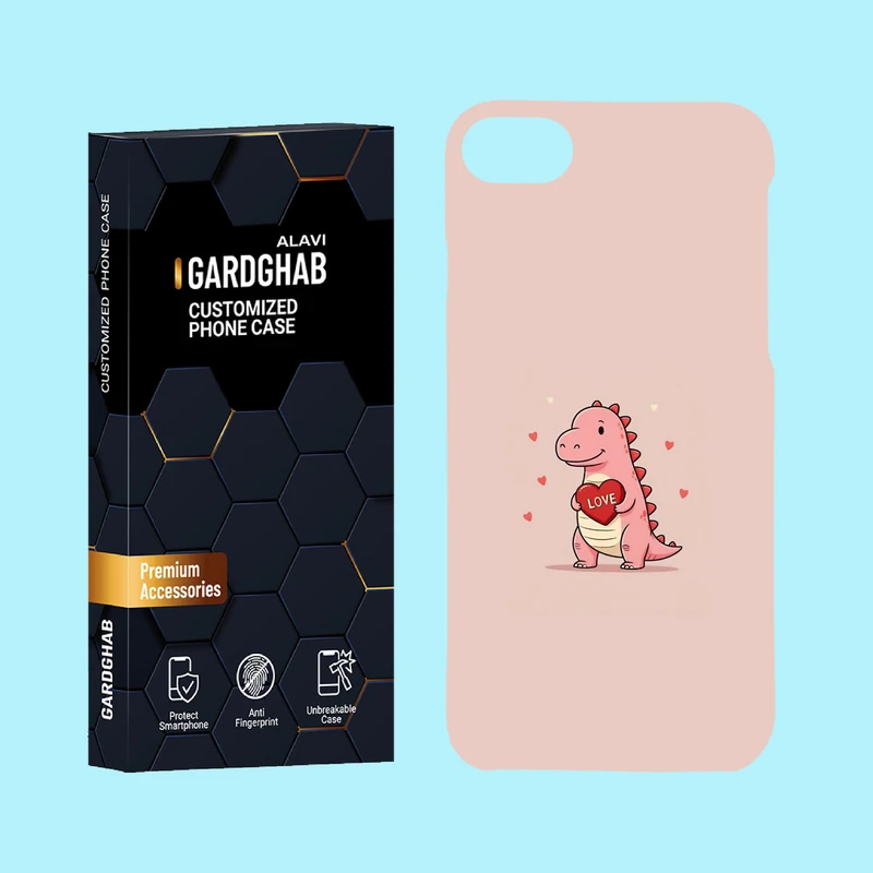 کاور گارد قاب علوی مدل عاشقانه مناسب برای گوشی موبایل اپل iPhone 7 / iPhone 8 / iPhone SE 2022 / iPhone SE 2020