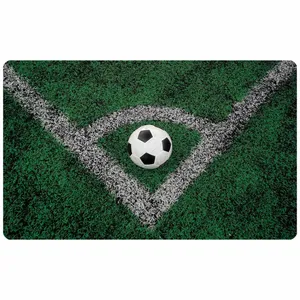 پادری مدل سه لایه طرح توپ فوتبال کد 1158 سایز 75x45 سانتی متر