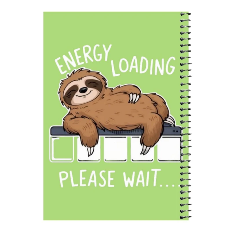 دفتر مشق 80 برگ اس جی مدل تنبل    