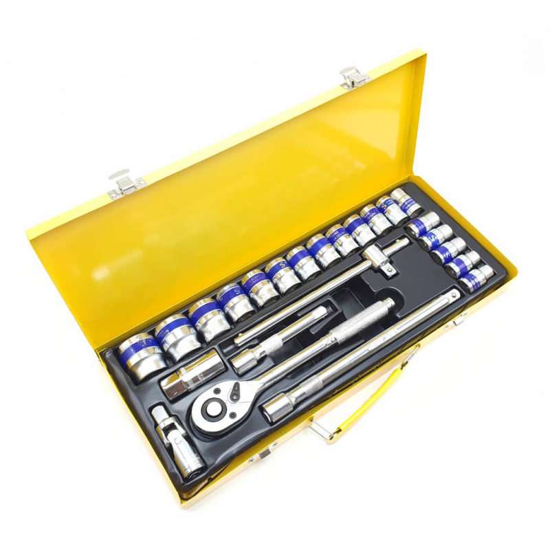 جعبه آچار بکس مدل CHROME_VANADIUM مجموعه 24 عددی