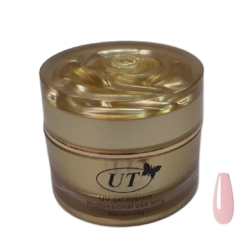 جم ژل کاشت ناخن یوتی مدل Pe شماره 128 وزن 15 گرم رنگ هلویی