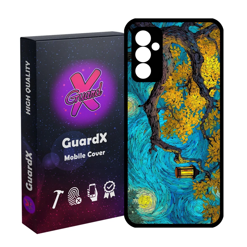 کاور گارد ایکس طرح درخت ونگوگ مدل 10936 مناسب برای گوشی موبایل سامسونگ Galaxy A55 / A55 5G