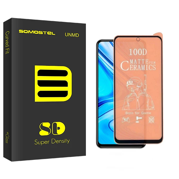 محافظ صفحه نمایش سرامیکی  سوماستل مدل Sd Glass مناسب گوشی موبایل شیائومی Redmi Note 9S / Note 9 Pro