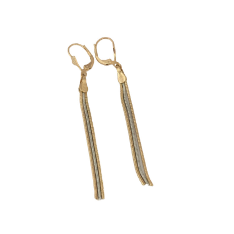 گوشواره زنانه ژوپینگ مدل رشته ای