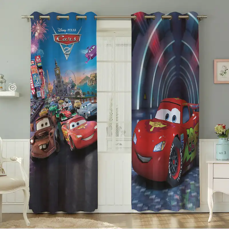 پرده نیروانا طرح کودک مدل مخمل کد 8160سایز 140×280 سانتی متر