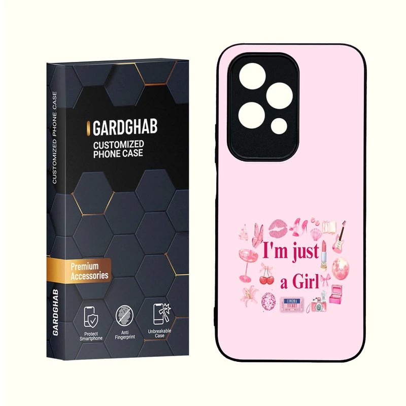 کاور گارد قاب مدل دور ژله ای  گلس دخترانه مناسب برای گوشی انر Honor 200Lite 5G