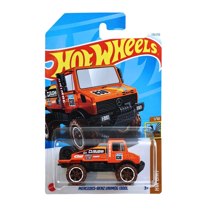 ماکت ماشین هات ویلز مدل HW MERCEDDES-BENZ UNIMOG 1300L