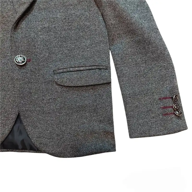 کت تک پسرانه مدل ASH545 رنگ طوسی