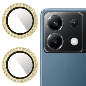 محافظ لنز دوربین کینگدام مدل Diamond Ring مناسب برای گوشی موبایل شیائومی Poco X6
