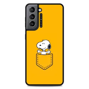 AKAM AMCWSGS21-SNOOPY12 Cover For Samsung Galaxy S21