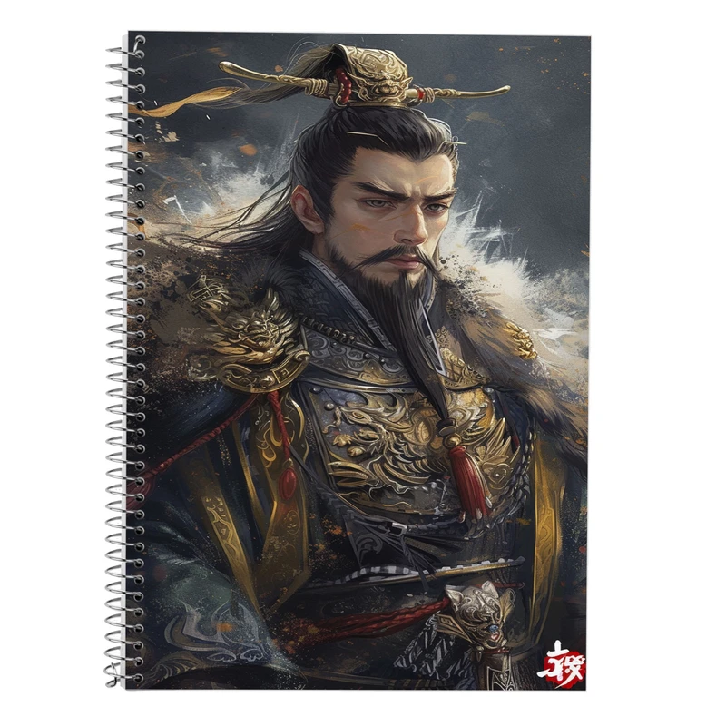 دفتر زبان 50 برگ مدوپد مدل سه خط طرح حیوانات جنگجو کد DF14805