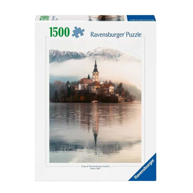 پازل 1500 تکه راونزبرگر مدل The Island of Wishes, Bled, Slovenia کد 12000740 مناسب برای 14 سال به بالا