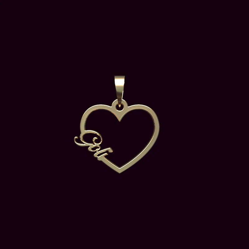 آویز گردنبند طلا 18 عیار زنانه مدوپد مدل اسم گلی goli کد PB1-10585