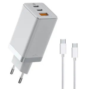 شارژر دیواری باسئوس مدل GaN2 Pro Quick Charger به همراه کابل USB-C