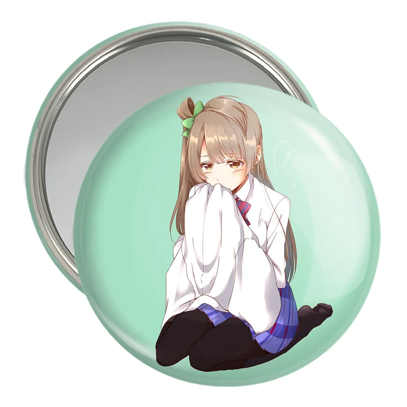 آینه جیبی خندالو مدل مینامی انیمه مادوکا مجیکا Madoka Magica  کد 18401