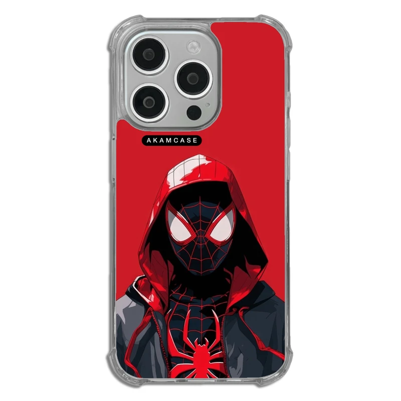کاور آکام مدل AMC-WTA15PRO-SPIDER MAN8 مناسب برای گوشی موبایل اپل iPhone 15 Pro
