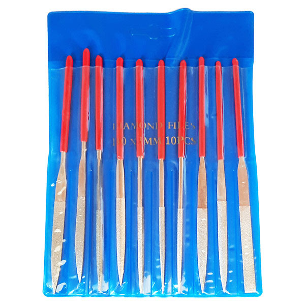 مجموعه 10 عددی سوهان زرگری دیاموند فیلز مدل AR-D10