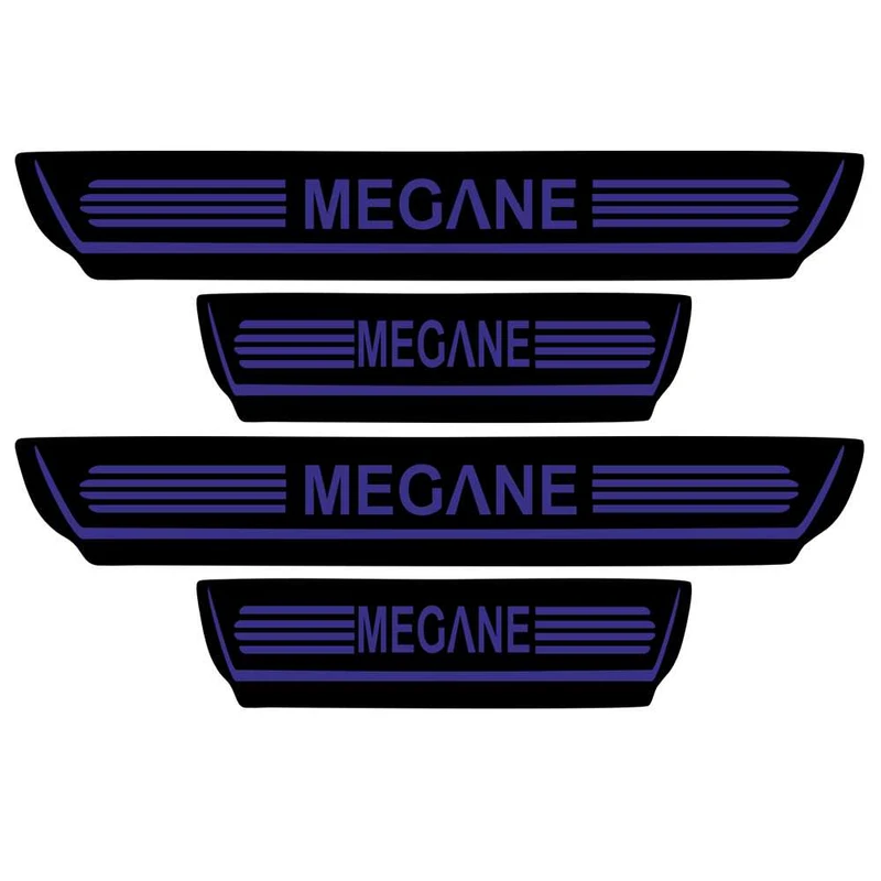   برچسب بدنه خودرو اسپرت غدیر مدل CH BL YA59 A130 مناسب برای مگان  بسته 4 عددی