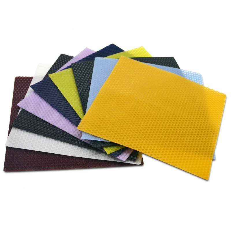 شمع بیزوکس بدون بو مدل ورق موم عسل طبیعی زمان اتمام ۱۰ ساعت مجموعه ۱۰ عددی 