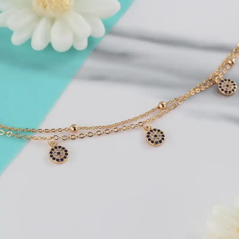 پابند زنانه وای اس ایکس مدل چشم نظر کد M161