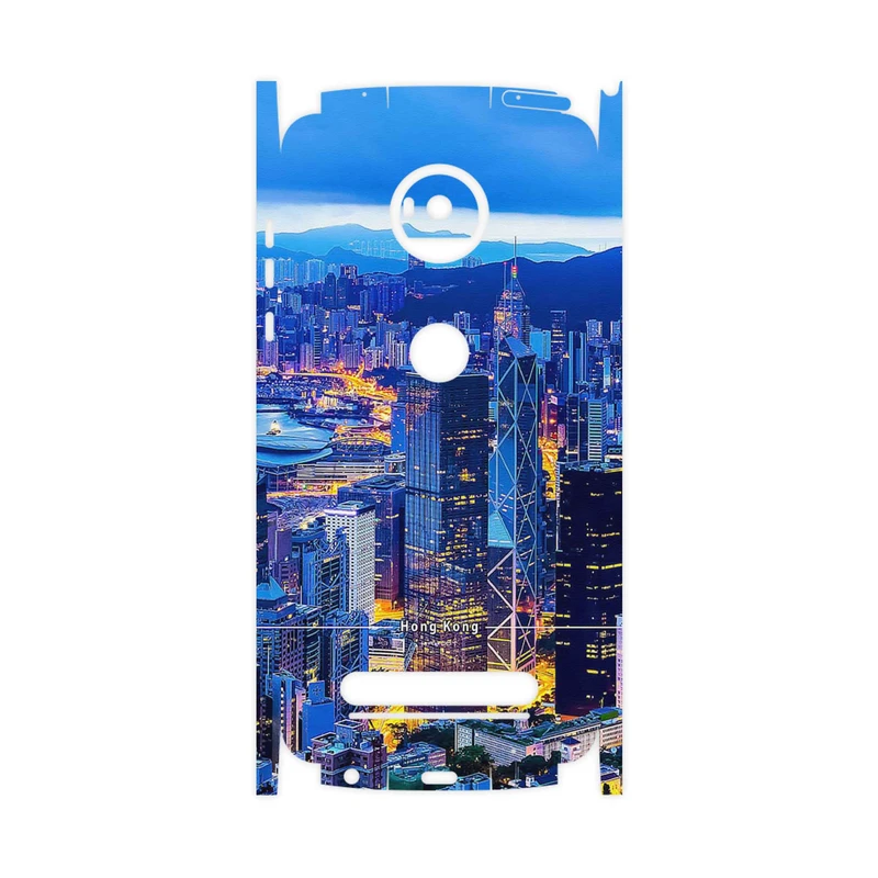 برچسب پوششی ماهوت مدل Hong Kong City-FullSkin مناسب برای گوشی موبایل موتورولا Moto Z2 Play