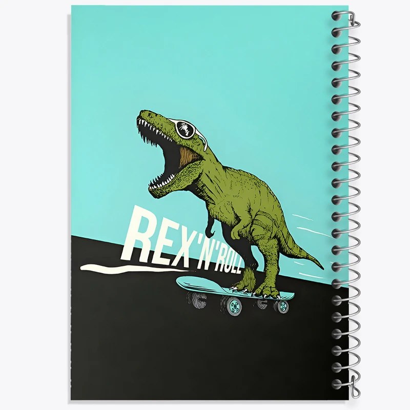 دفتر مشق 100 برگ خندالو طرح دایناسور کد N3523