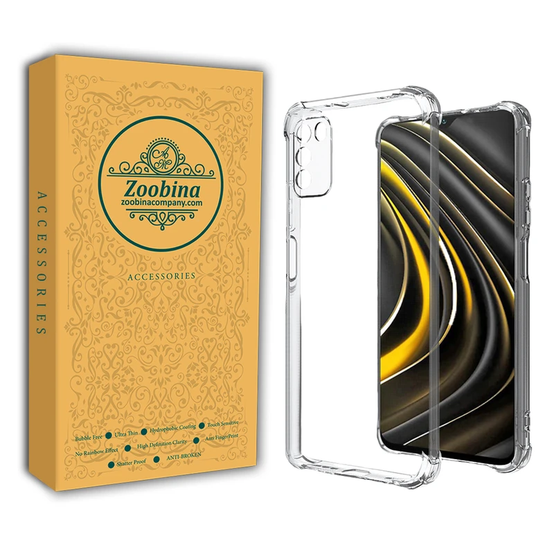 کاور زوبینا مدل COLORLESS مناسب برای گوشی موبایل شیائومی Poco M3