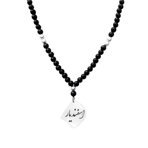 گردنبند نقره مردانه لیردا مدل اسم اسفندیار کد GOR 0050