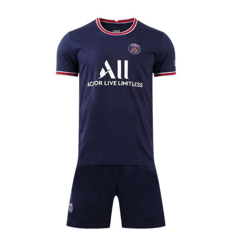 ست تی شرت و شلوارک ورزشی مردانه پاریس سنت ژرمن مدل 2022