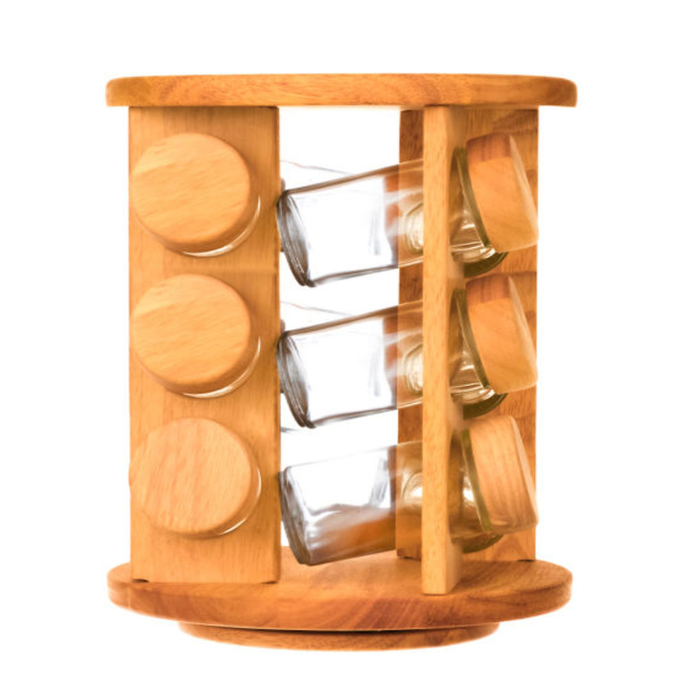 ست جا ادویه 12 پارچه مدل گردان گرد 99121