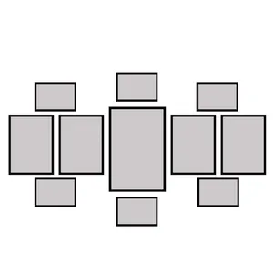 backlit photo frame model 215-19 set of 11 numbers