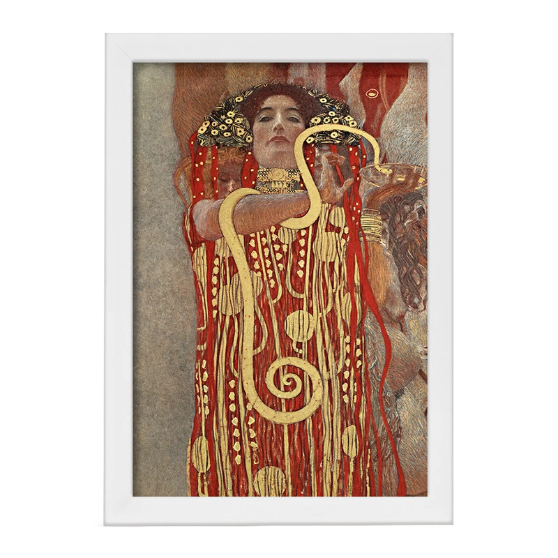 تابلو خندالو مدل نقاشی بهداشت اثر گوستاو کلیمت کد F12150