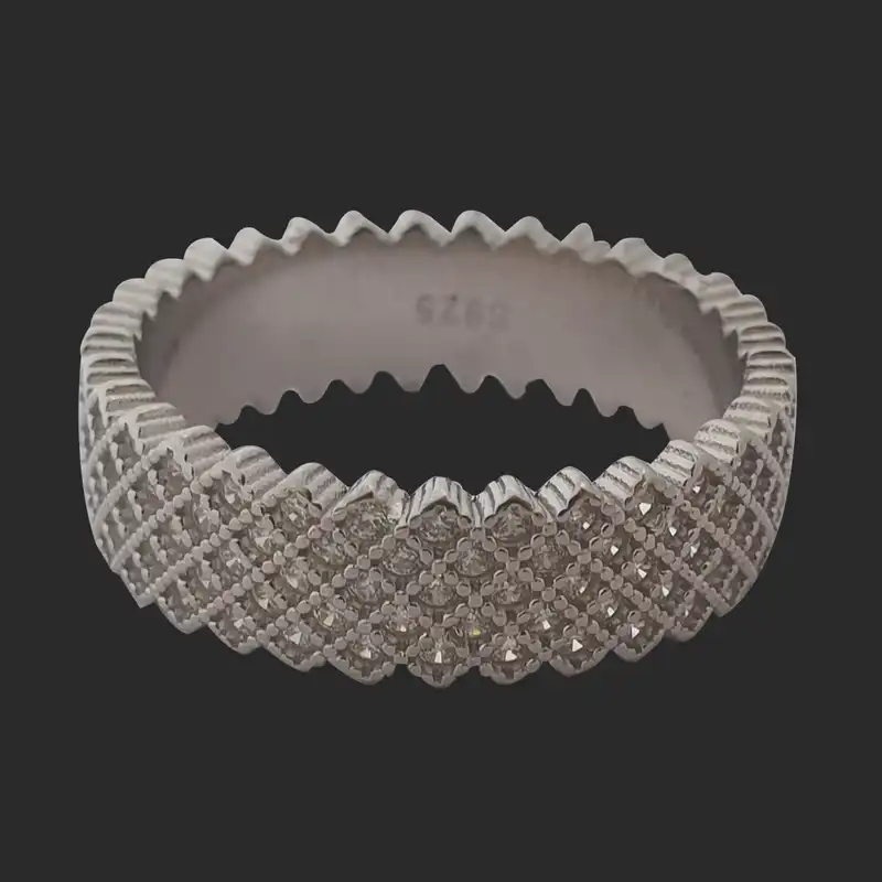 انگشتر نقره زنانه مدل N90