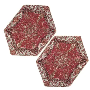 ست 2 تکه رومیزی ترمه مدل شیوا کد RM2