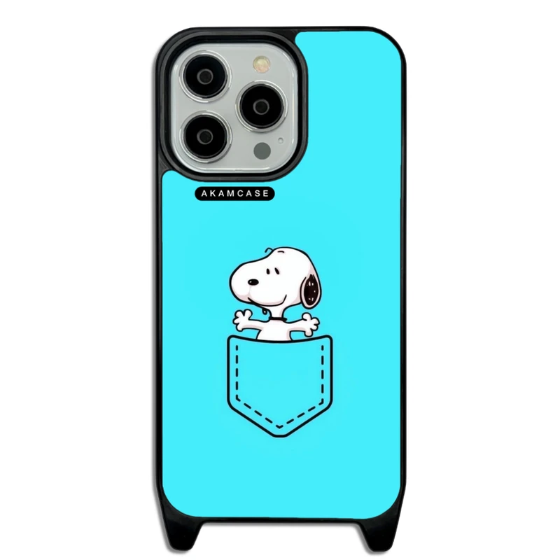 کاور آکام مدل AMCWLA13PRO-SNOOPY13 مناسب برای گوشی موبایل اپل iPhone 13 Pro