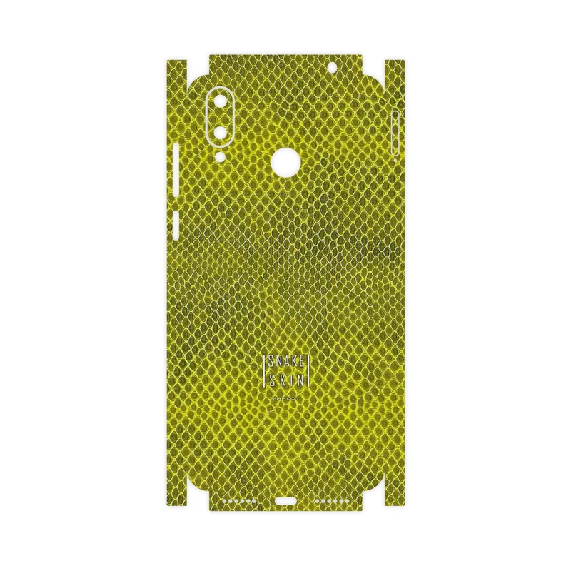 برچسب پوششی ماهوت مدل Yellow Snake Skin-FullSkin مناسب برای گوشی موبایل جی پلاس Q10
