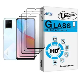 AFS Unique Glass4 Ceramics Screen Protector For  Y21 Pack Of 4