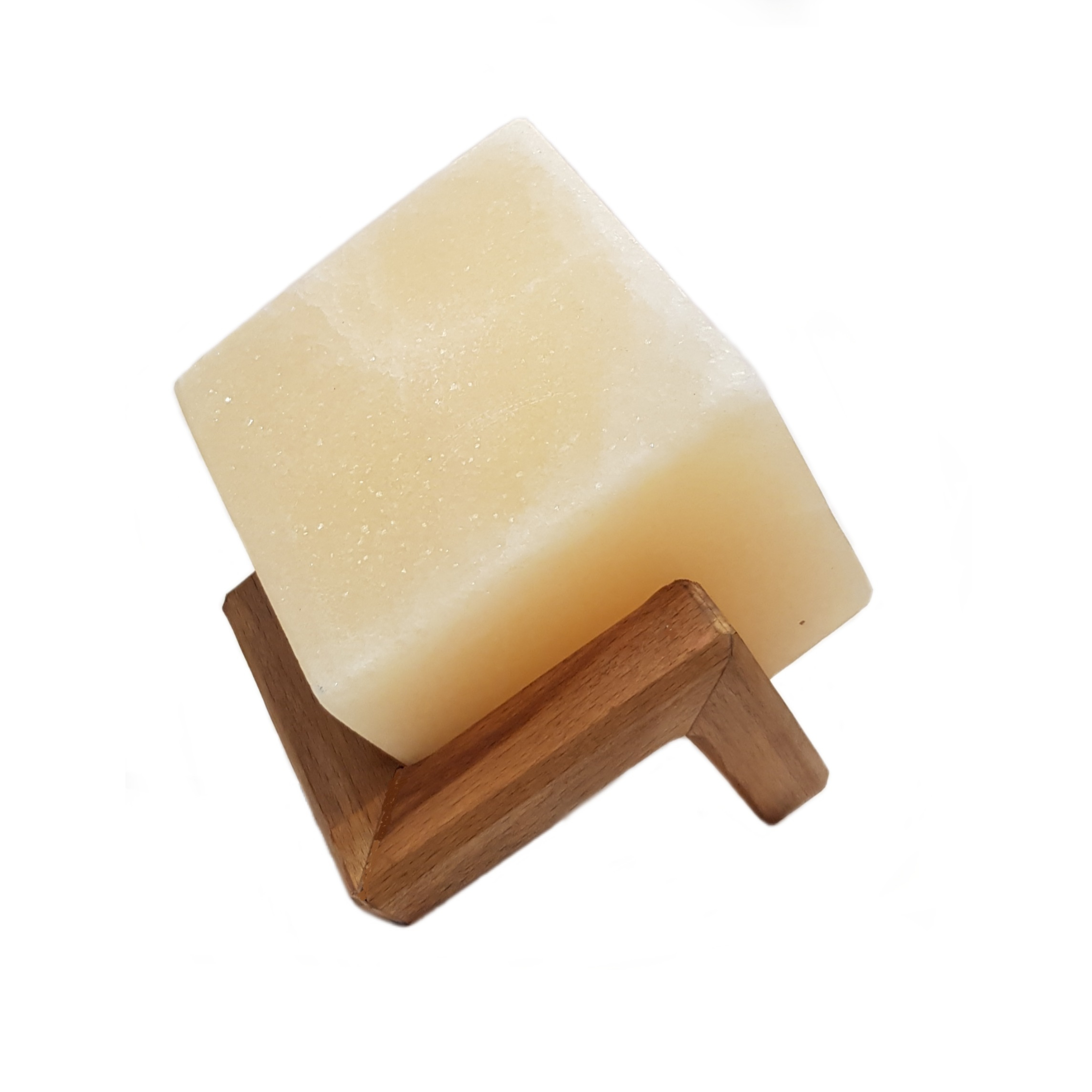 چراغ خواب سنگ نمک طرح مکعب مدل EESCS05
