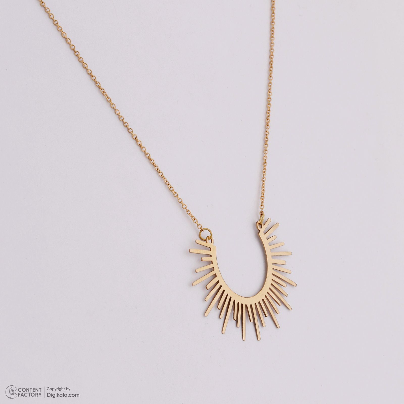 گردنبند طلا 18 عیار زنانه گلدم مدل PE-3090049 -  - 5