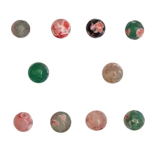 مهره دستبند سنگ عقیق کد MO 169 بسته 10 عددی