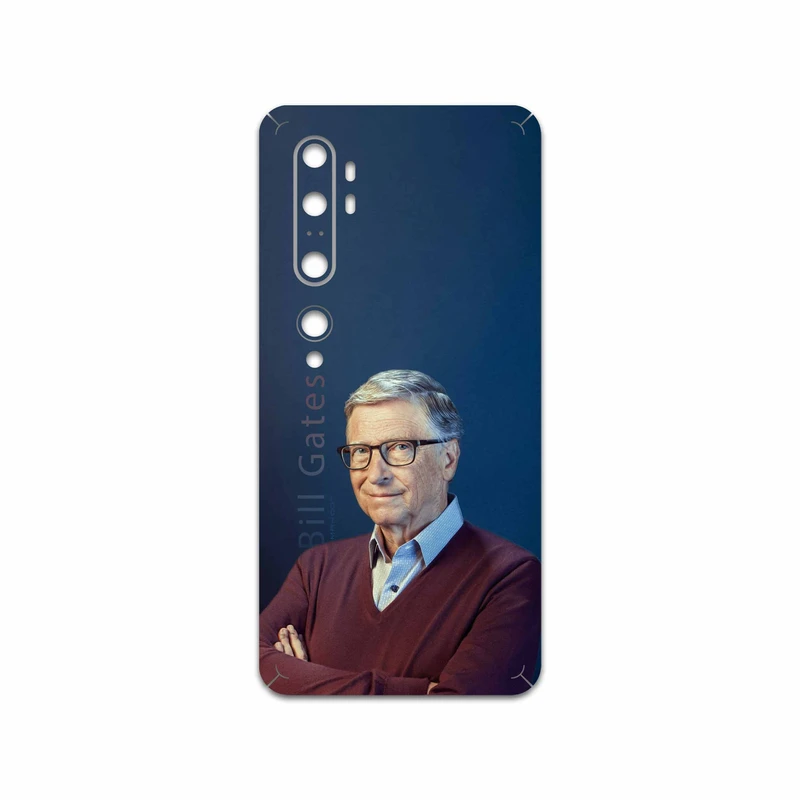 برچسب پوششی ماهوت مدل Bill Gates مناسب برای گوشی موبایل شیائومی Mi Note 10 Pro